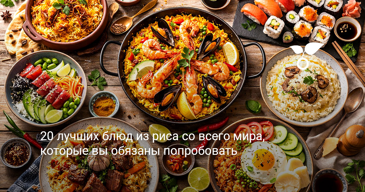 20 лучших блюд из риса со всего мира, которые вы обязаны попробовать